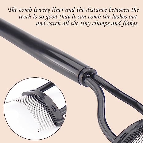 Stainless Steel Eyelash Comb – Clump-Free & Flawless Lashes