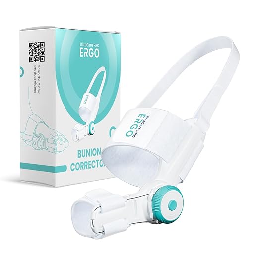 UltraCare PRO ERGO Bunion Corrector – Adjustable & Comfortable Toe Alignment