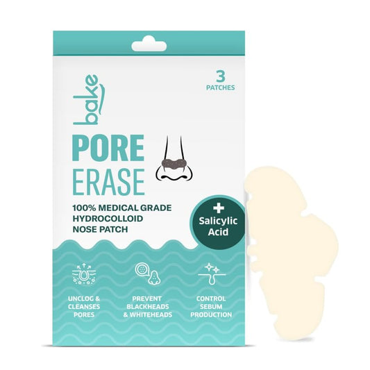 BAKE 2% Salicylic Acid Nose Strips – Hydrocolloid | Blackhead Removal & Pore Cleansing