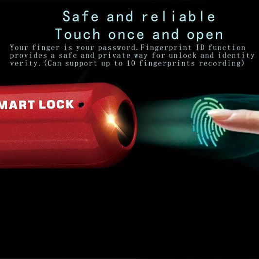 Keyless Smart Fingerprint Padlock – Secure & Hassle-Free
