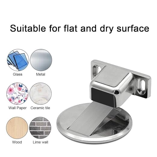 Magnetic Door Stopper with Powerful Hold & Easy Installation
