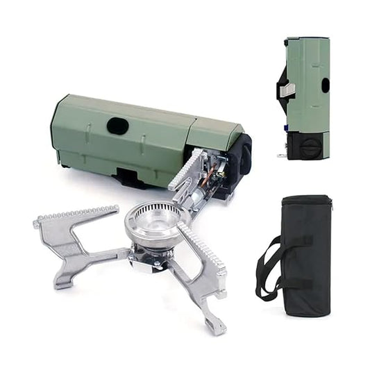 Compact Butane Backpacking Camp Stove – Stainless Steel, Portable & Powerful