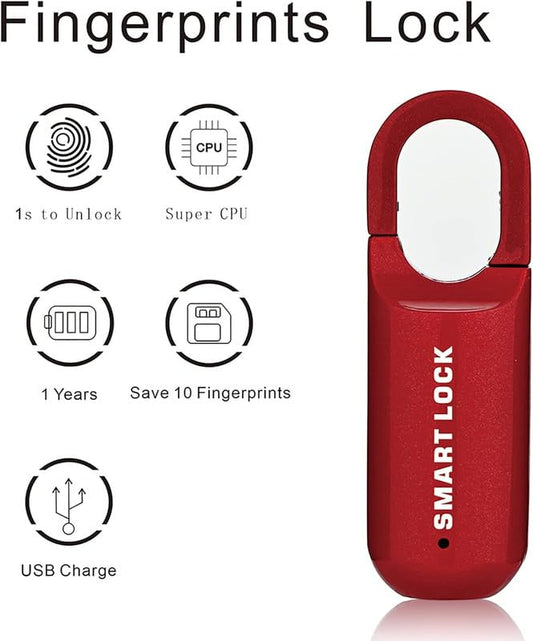 Keyless Smart Fingerprint Padlock – Secure & Hassle-Free