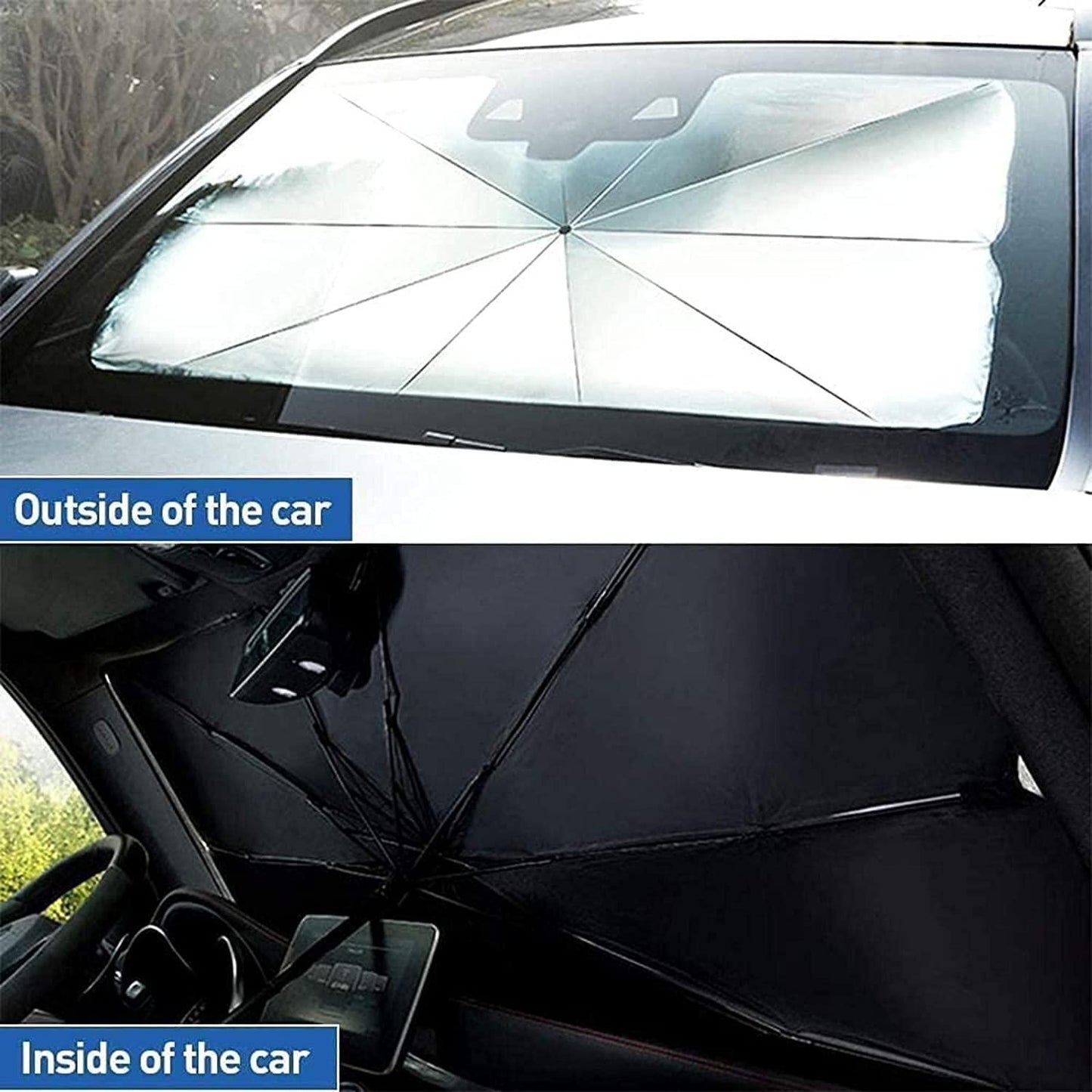 Car Windshield Sun Shade Umbrella | Ultimate Thermal Insulation & Sun Protection