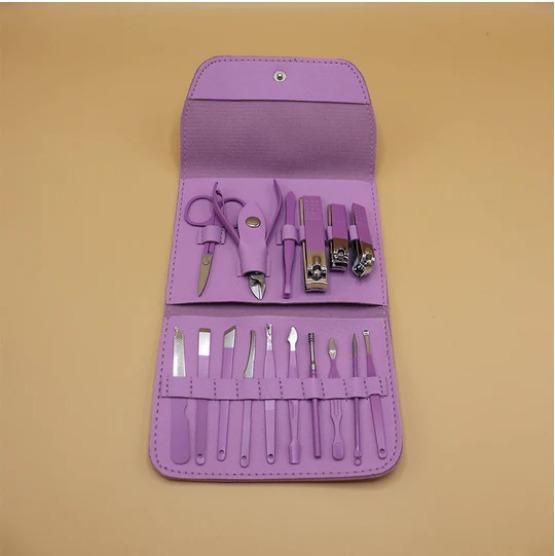 Manicure & Pedicure Set for Women | Travel Nail Kit with Clippers