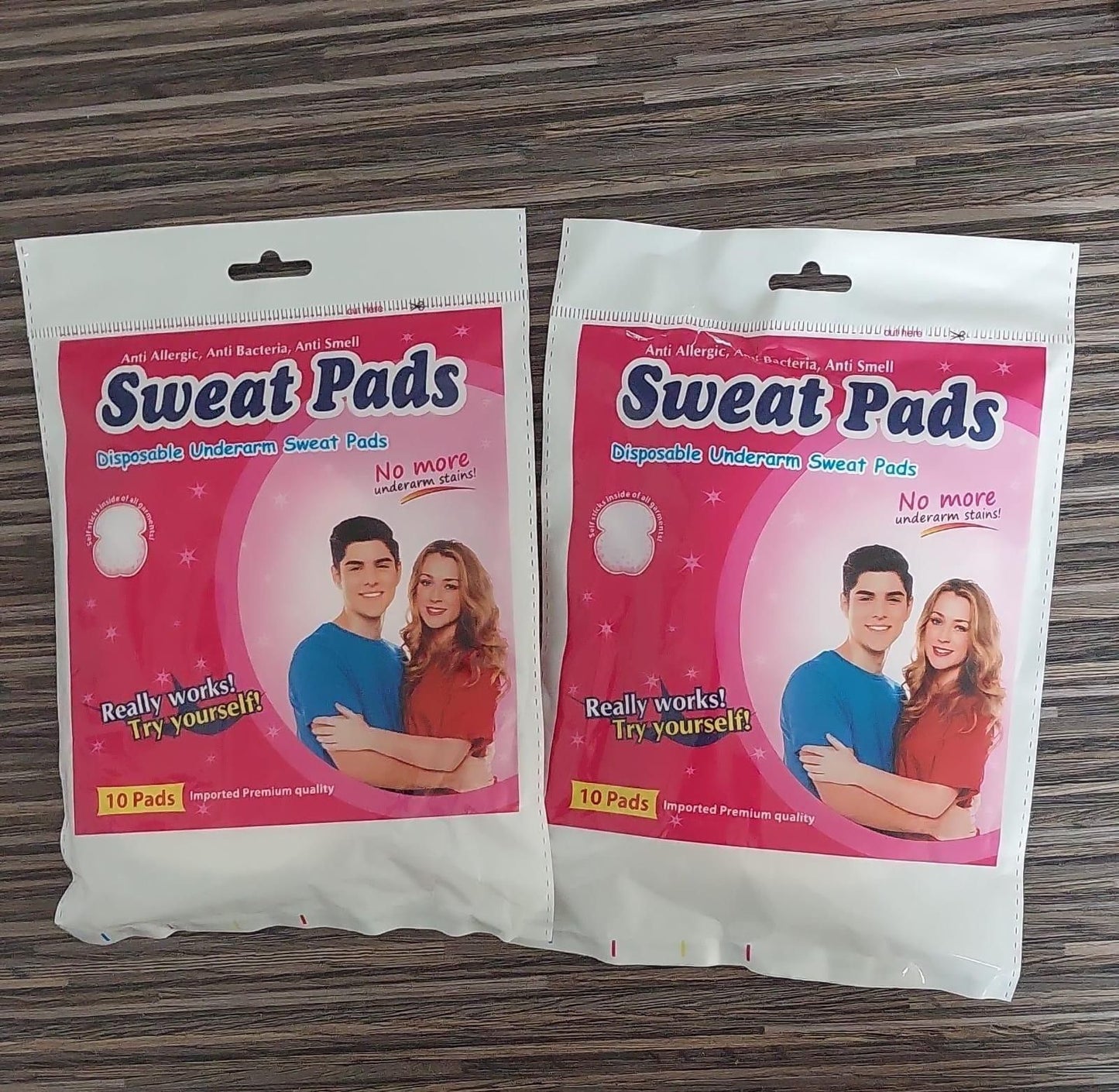 Disposable Underarm Sweat Pads | Highly Absorbent, Anti-Allergic, Anti-Bacteria, Anti-Smell | Pack of 20