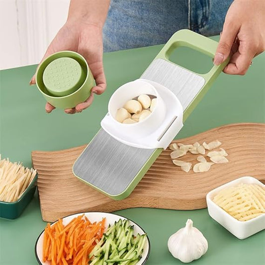 Easy-to-Clean Mandoline Slicer with Safe and Reliable Design – Multicolor