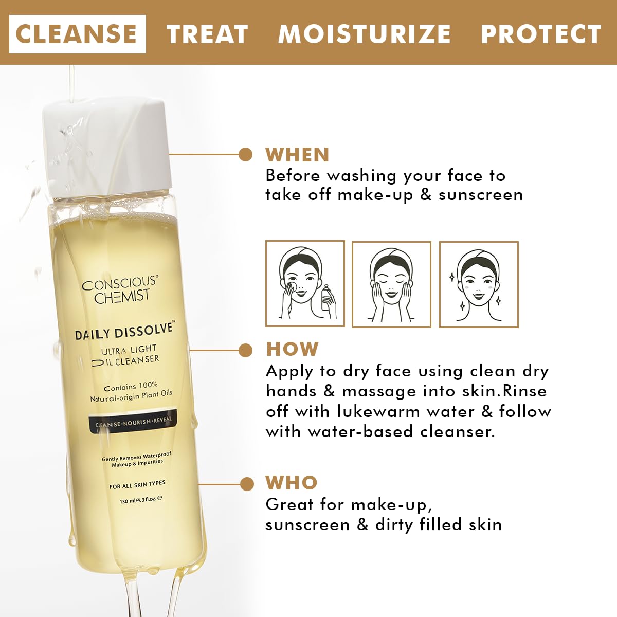 Gentle Makeup Remover | Deep Cleansing | Hydrating & Non-Greasy Finish