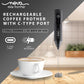 Rechargeable Milk Frother with Dual Spring & 3 Speed Modes | Whisper-Quiet Nova Coffee Beater