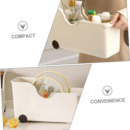 Space-Saving Kitchen Storage Basket – Portable & Multifunctiona