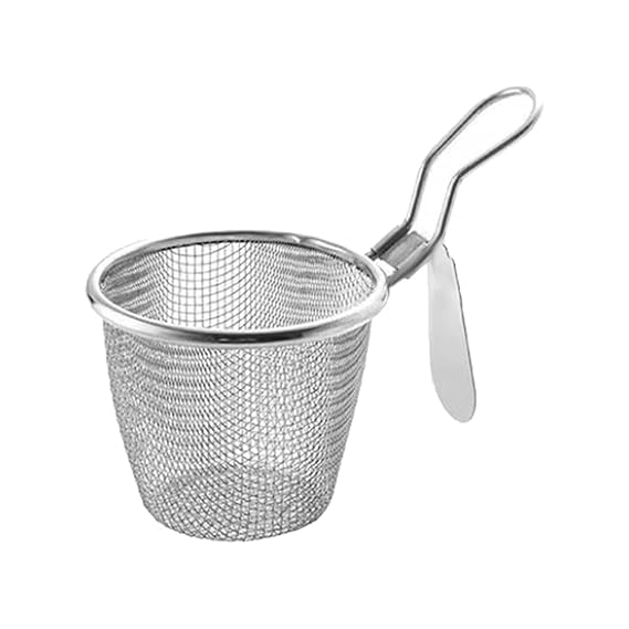 Durable Stainless Steel Noodles Colander with Handle - Rust-Resistant & Multi-Functional