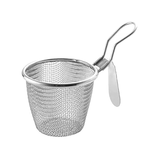 Durable Stainless Steel Noodles Colander with Handle - Rust-Resistant & Multi-Functional