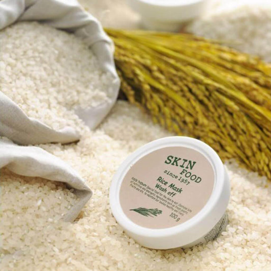 Skinfood Rice Mask Wash Off | Brightening & Exfoliating Face Mask with Rice Extract