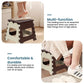 SANWALSA Foldable Step Stool – 12 Inch Height | 90kg Capacity | Compact & Safe Design