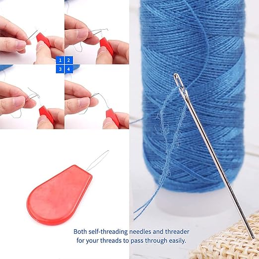 Portable Sewing Kit with Complete DIY Supplies for Travel and Emergencies