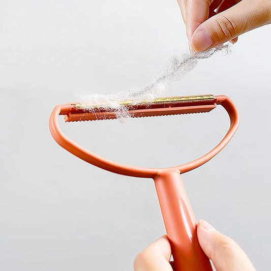 Battery-Free Lint Remover with Pure Copper Head & Plastic Handle - Multicolour