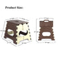 SANWALSA Foldable Step Stool – 12 Inch Height | 90kg Capacity | Compact & Safe Design