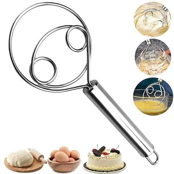 Stainless Steel Dough Whisk: Effortless Mixing for Perfect Dough