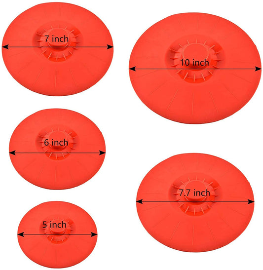 Silicone Stretch Lids – Airtight, BPA-Free, Reusable Food Covers | 6-Pack