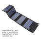 20W Foldable Solar Panel Bag | Portable Solar Charger for Camping & Travel