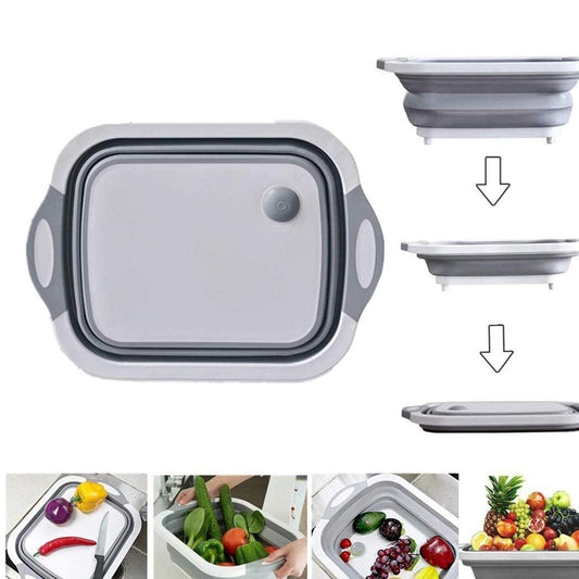 Collapsible Kitchen Strainer Bin – BPA-Free Foldable Colander for Camping, Travel & Home Use