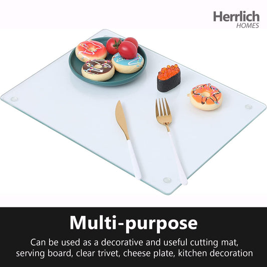 Premium Toughened Glass Chopping Board – Durable, Hygienic & Multi-Purpose