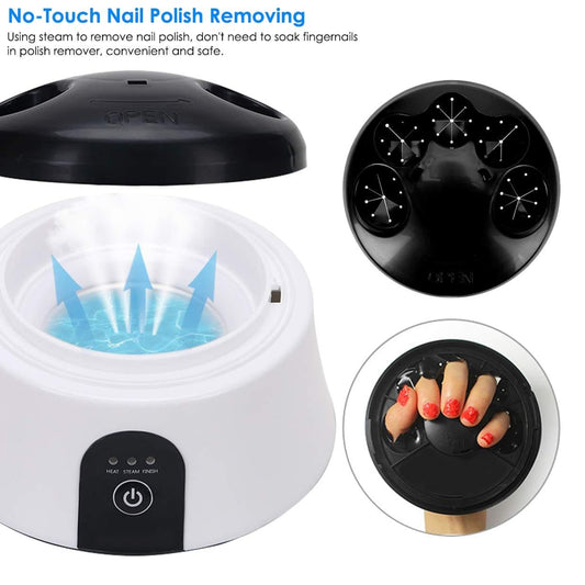 Electric Nail Polish Remover Steamer | Quick & Safe Gel Polish Removal
