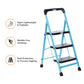 Heavy-Duty Anti-Slip Ladder with Tool Tray & Safety Lock – 1-Year Warranty