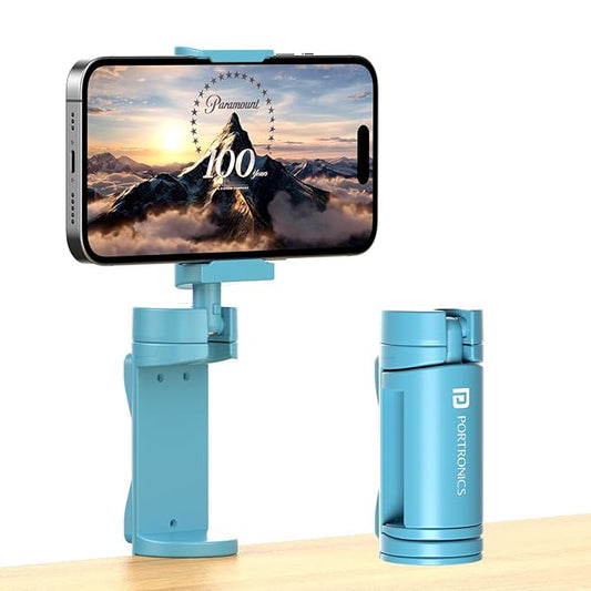 Portronics Mobot Clip – Hands-Free Phone Holder with Adjustable Viewing Angles
