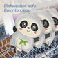 Ortolty Eco-Friendly Bamboo Fibre Kids Dinner Set – Cartoon Print, Non-Toxic & Reusable Tableware