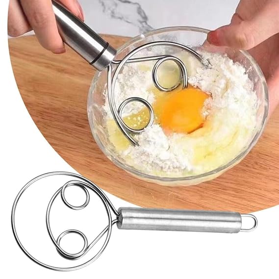 Stainless Steel Dough Whisk: Effortless Mixing for Perfect Dough