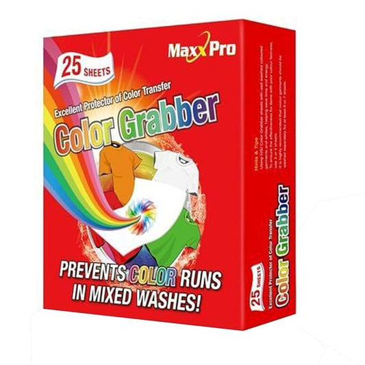 MaxxPro Color Catcher Sheets – 25 Pack | Prevent Color Bleeding & Transfer
