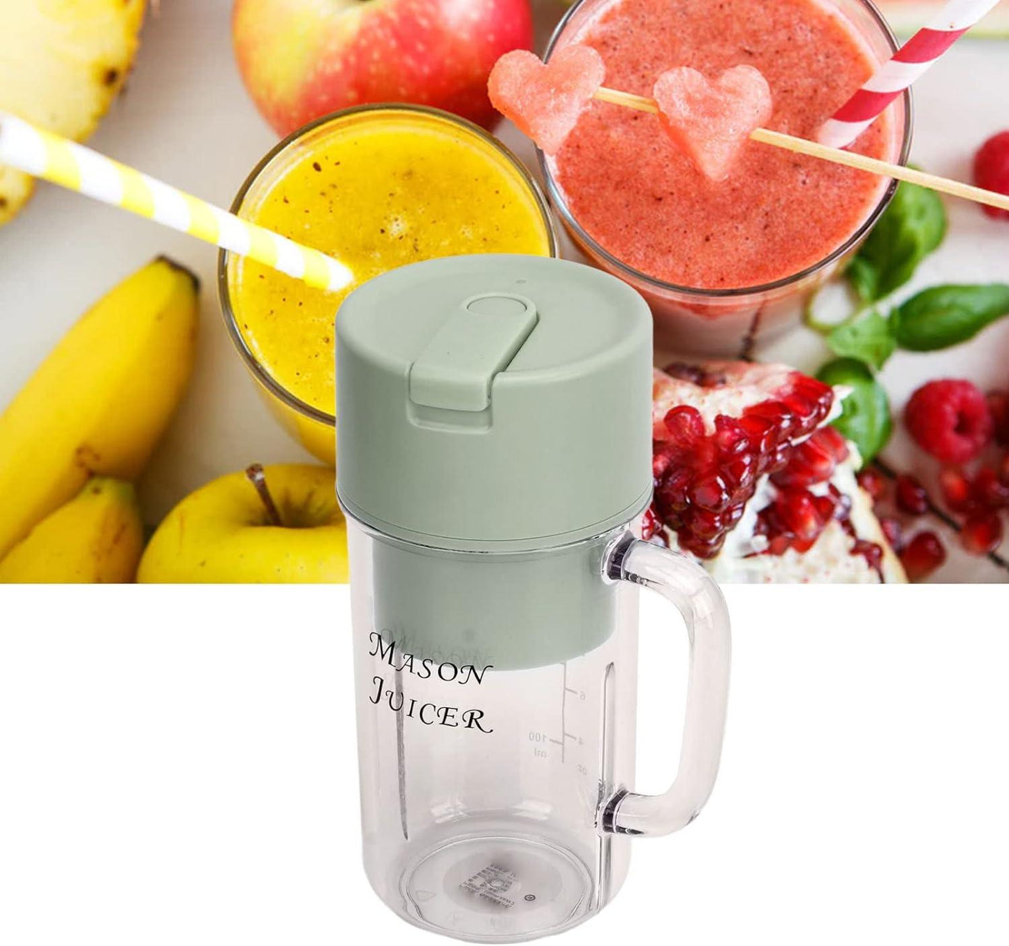 USB Rechargeable Mini Blender for Smoothies and Shakes - Portable and Perfect for Home, Travel, Office, and Gym