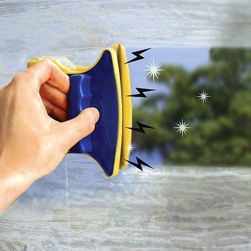 Magnetic Double-Sided Window Cleaner - Easy Cleaning Equipment for Windows with 3-8mm Thickness