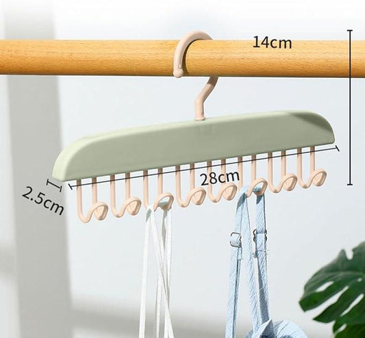 Multifunctional Plastic Underwear Suspender Hanger for Closet | Durable & Space-Saving