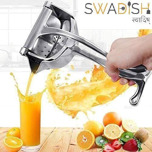 Manual Fruit Press Aluminum Squeezer | Heavy Duty Hand Juicer for Lemon, Lime, and Orange