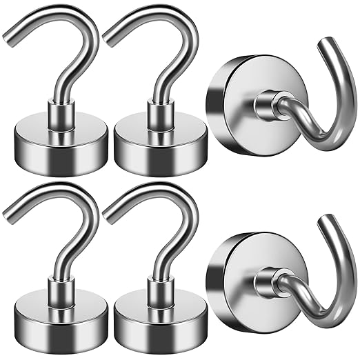 FINDMAG Heavy Duty Magnetic Hooks – Versatile Wall & Kitchen Organizer
