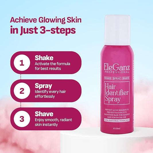 Hair Identification Spray – Precise Hair Detection for Dermaplaning & Shaving