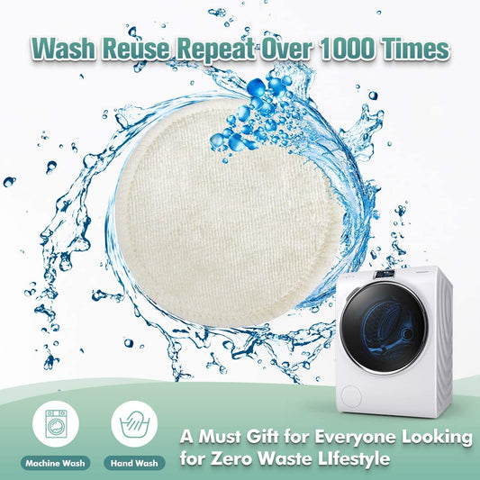 Eco-Friendly Bamboo Face Cleansing Pads – Reusable & Soft Makeup Remover