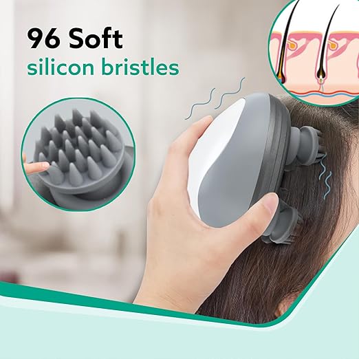 Rechargeable Electric Head and Scalp Massager – Cordless, Relaxing, and Portable