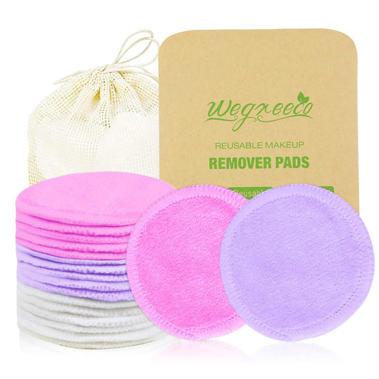 Eco-Friendly Bamboo Face Cleansing Pads – Reusable & Soft Makeup Remover