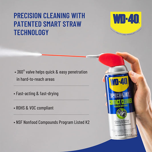 Electrical Contact Cleaner Spray – Non-Conductive, Fast Drying & Residue-Free for Electronics, Tools, Switches