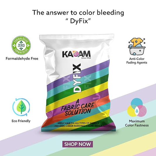 Kadam DyFix Color Fixer – Prevents Color Bleeding & Fading | Safe & Non-Toxic
