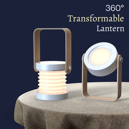 Portable Rechargeable LED Lantern – Aesthetic & Multi-Functional Lighting