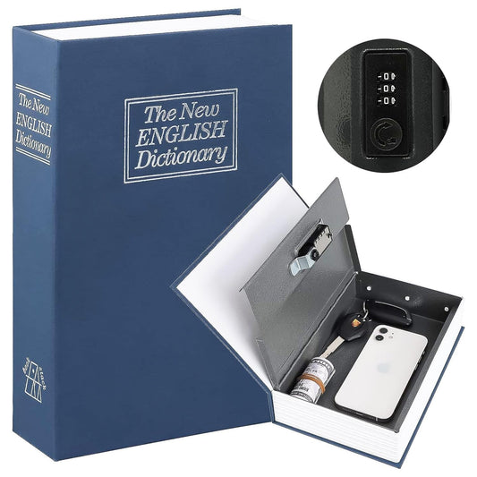 Shopo Book Safe with Combination Lock – Hidden Security for Valuables
