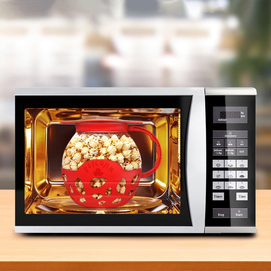 Microwave Popcorn Maker | Borosilicate Glass, BPA-Free & Easy to Use