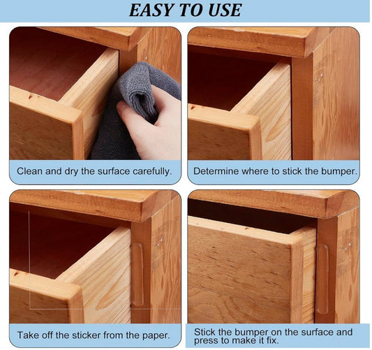 Wall Protector for Door Handles | Self-Adhesive, Durable & Transparent | Shock Absorbing