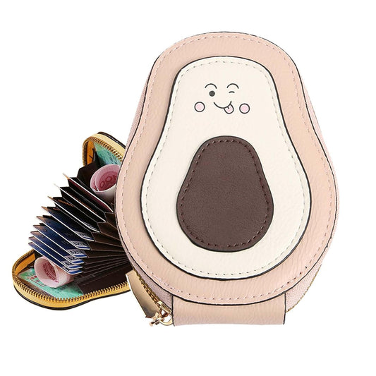 Avocado Wallet for Women | Cute PU Leather Coin Purse – Compact & Trendy