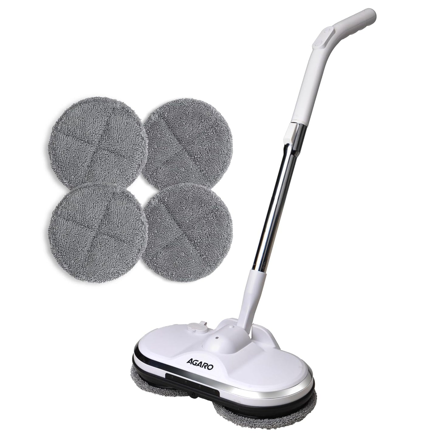 Electric Spin Mop with Spray & Swivel Handle – Ideal for Tile, Wood, Marble Floors