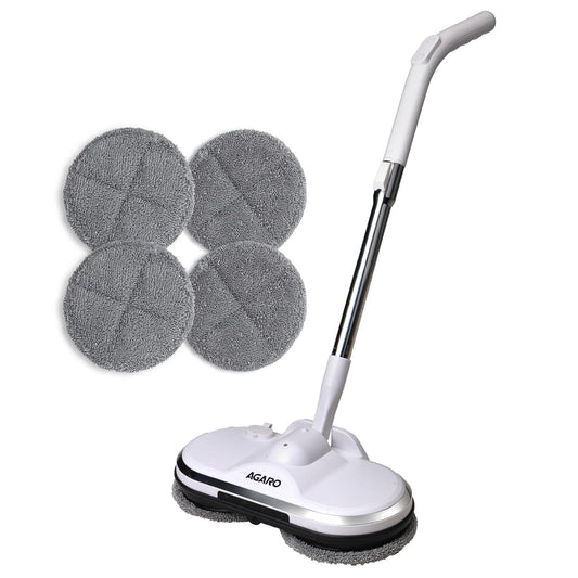 Electric Spin Mop with Spray & Swivel Handle – Ideal for Tile, Wood, Marble Floors